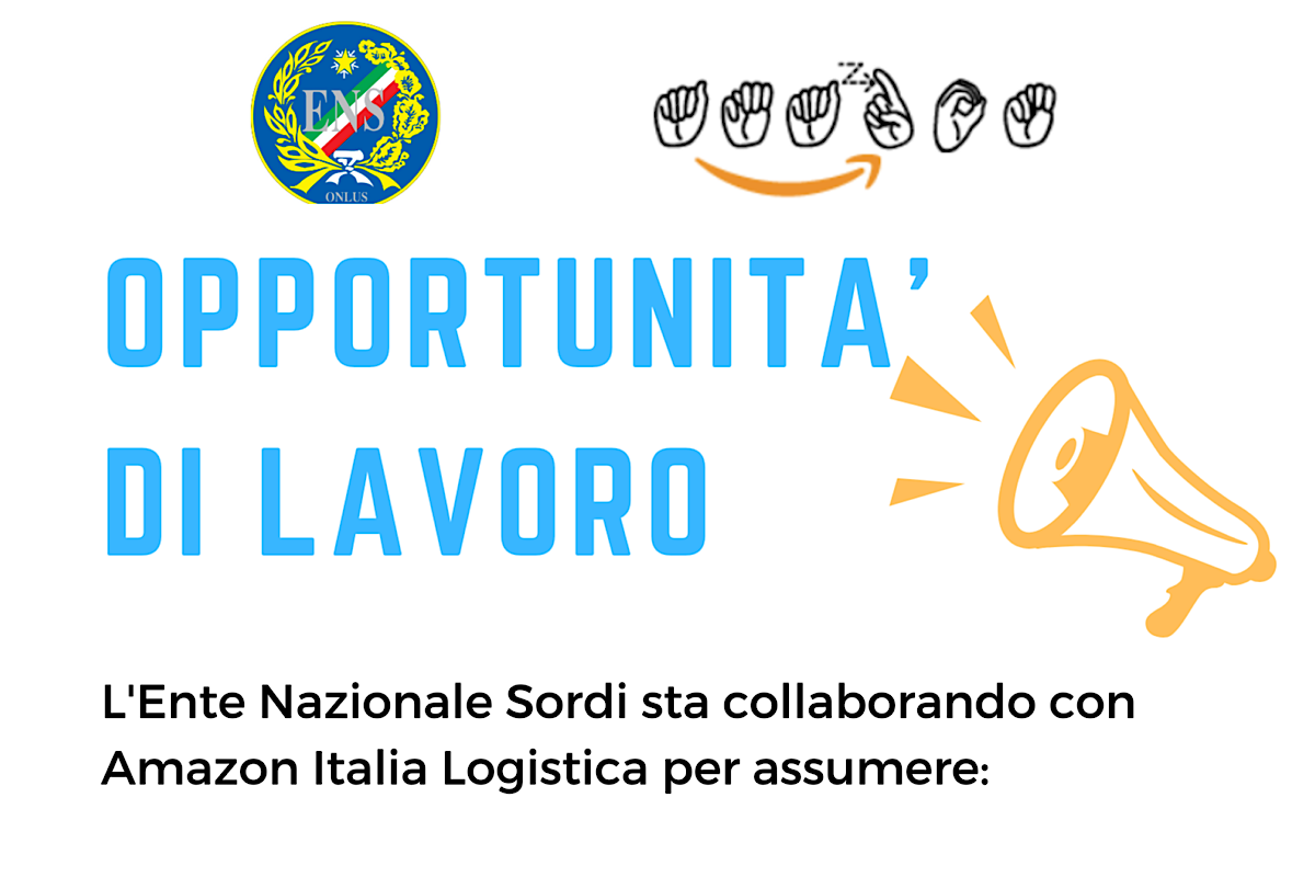 OPPORTUNITA’ DI LAVORO – AMAZON