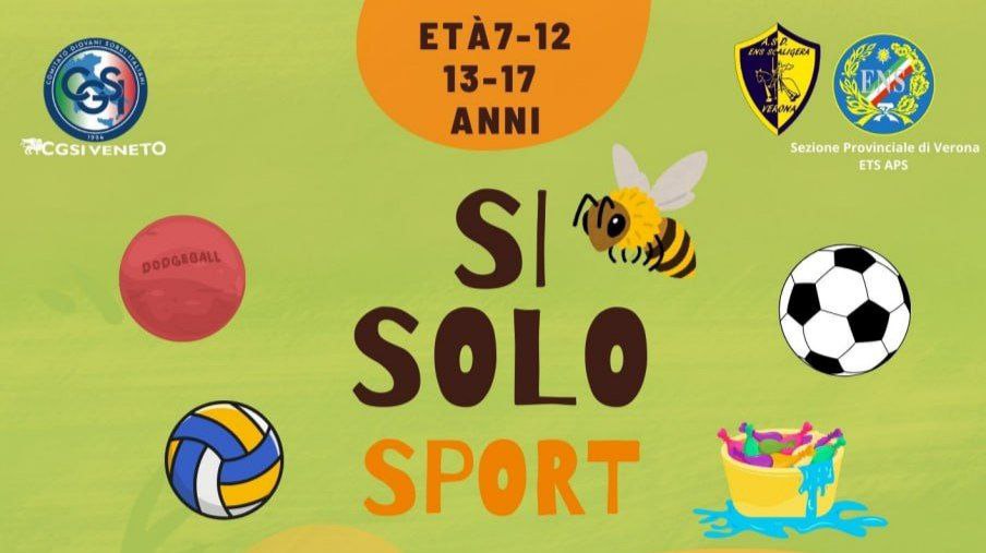 “SI SOLO SPORT” IL 5 LUGLIO A ROSARO DI GREZZANA (VR)